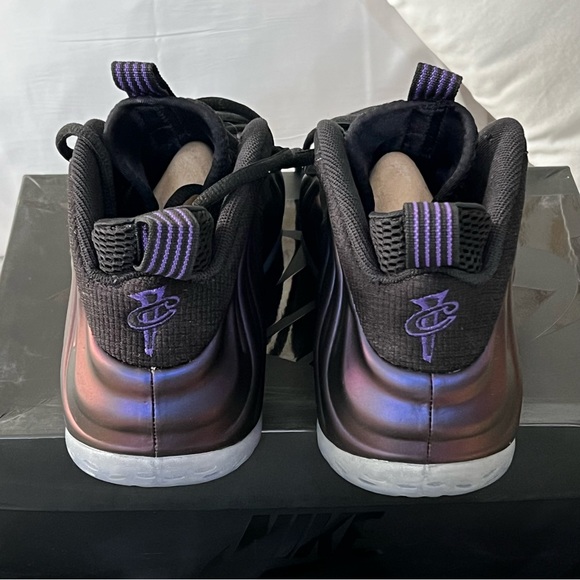 Eggplant Air Foamposite One Like New EUC Model #314996 008 Men Size 9.5 - Picture 5 of 10